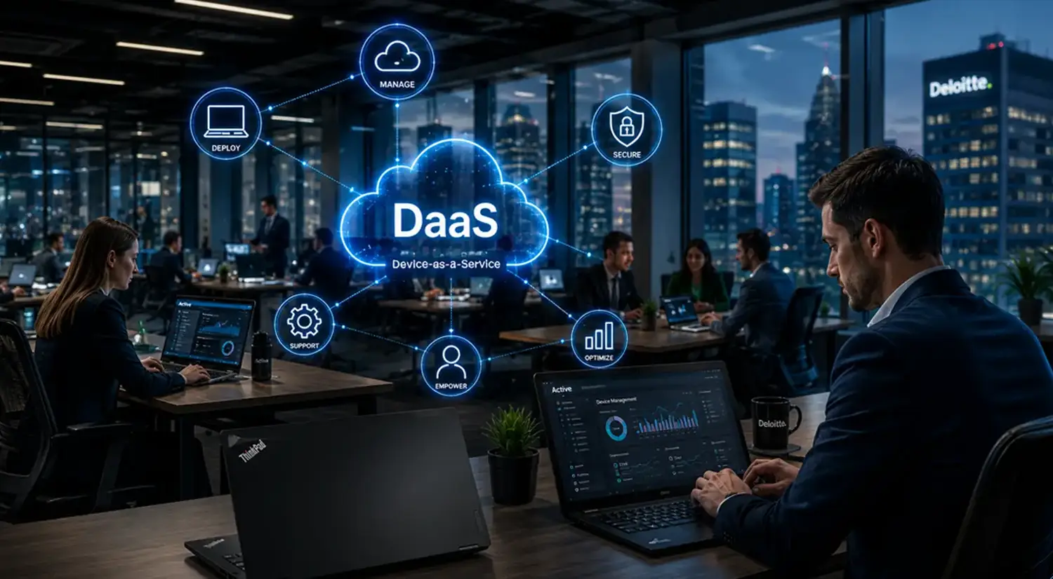 Deloitte Business Solutions - Managed Workplace Services με Lenovo DaaS