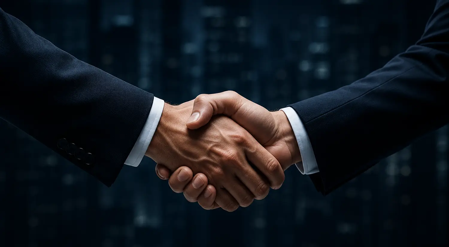 fortinet Secure Enterprise Infrastructure banner handshake